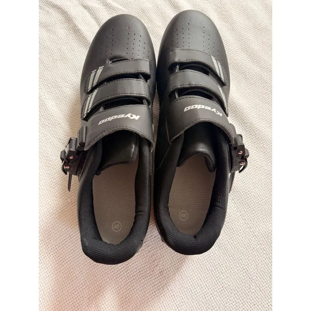 Kyedoo Unisex Cycling Shoes Compatible w/Peloton/SPD - Size 46 fitness bike gym